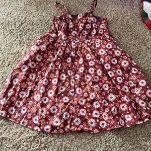 Torrid Women's Sleeveless Retro Chic Swing Dress Groovy daisy Size 3 nwot